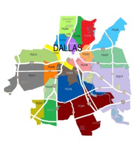 Dallas Area Codes Map Browse Program | Dallas Zoo